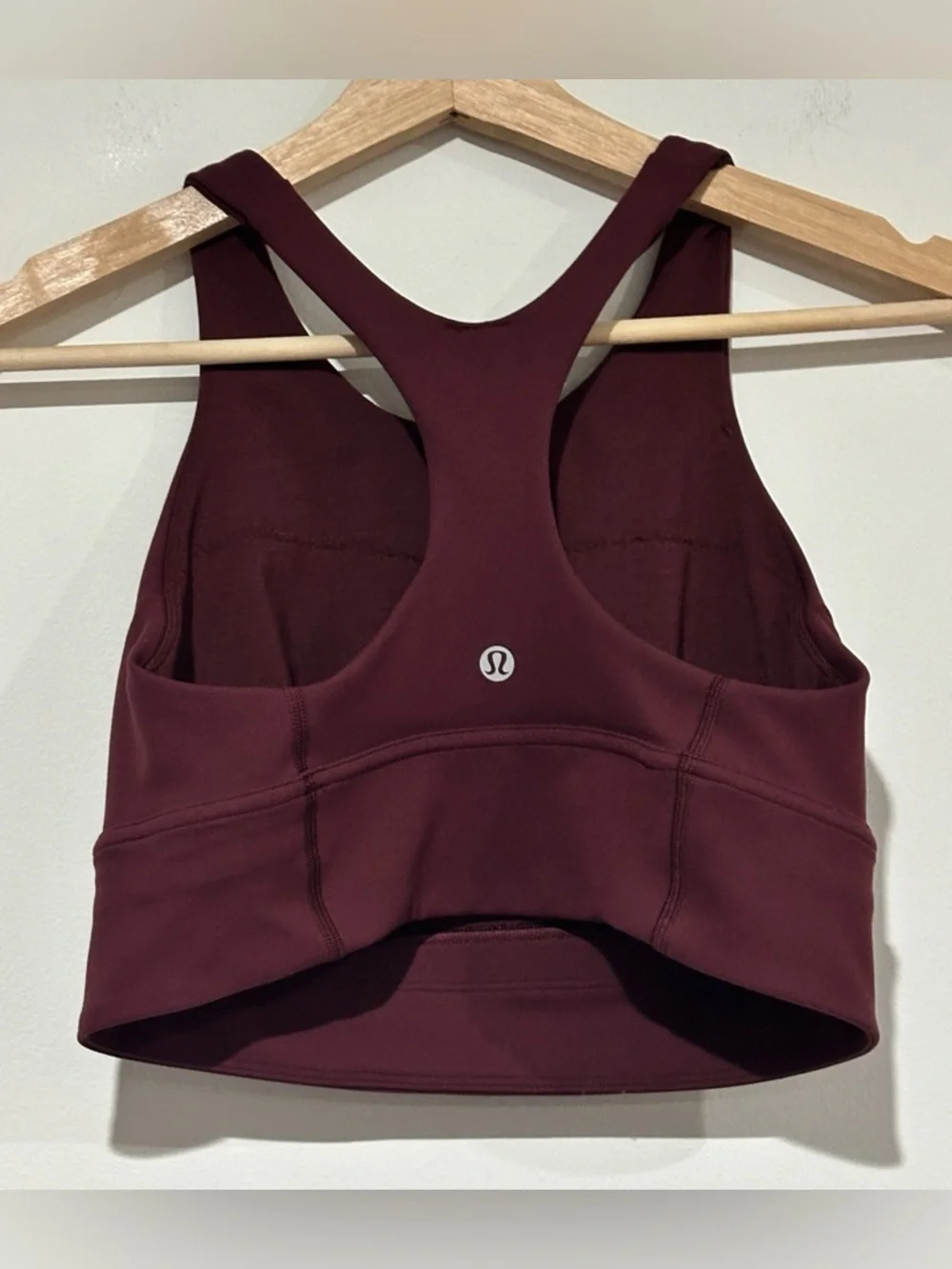 Lululemon Wunder Train Longline Bra Red Merlot - Picture 4 of 6